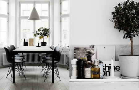 Therese Sennerholt's home - via Coco Lapine