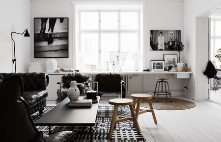 Therese Sennerholt's home - via Coco Lapine