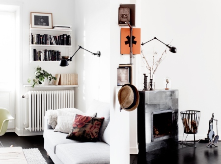 Jakob Nylund's apartment - via Coco Lapine